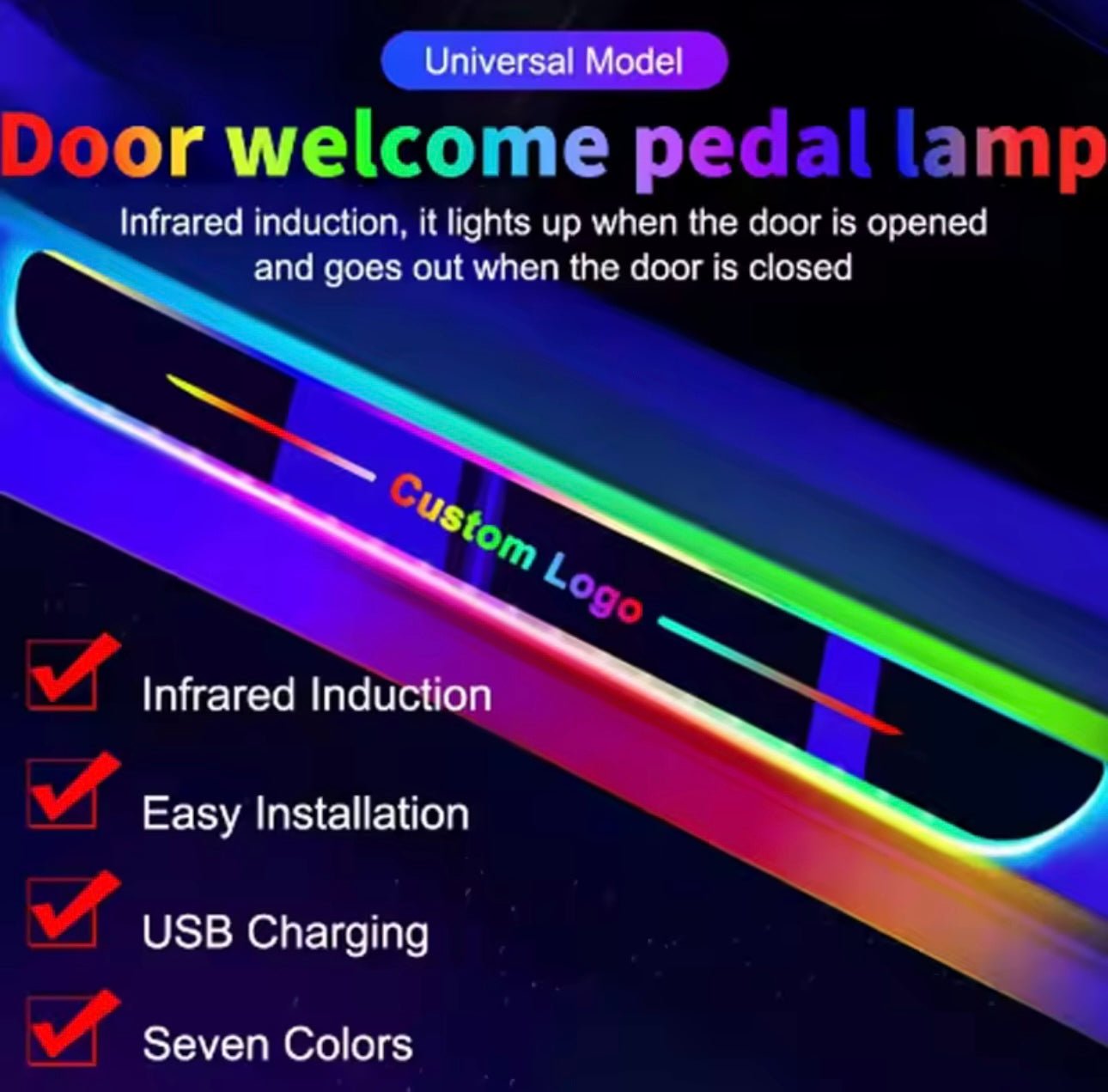 CUSTOM LED Door Light – Personalized Glow ✨ - Etermory