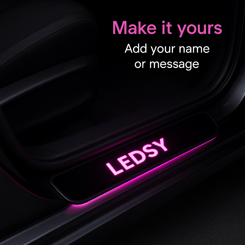 CUSTOM LED Door Light – Personalized Glow ✨ - Etermory