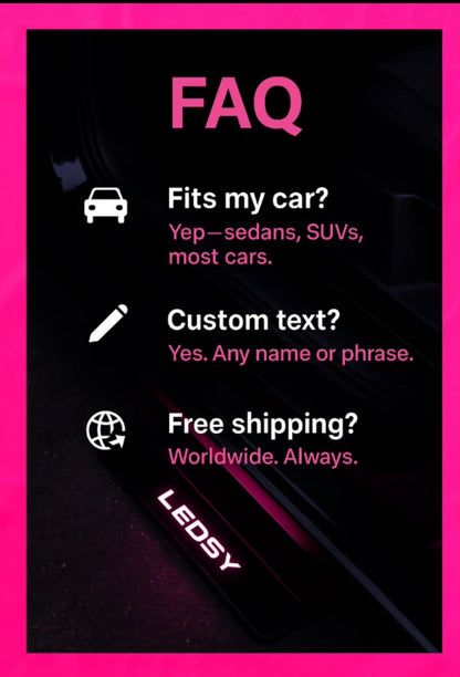 LED Car Ambient Light – Passenger Princess👑 - Etermory